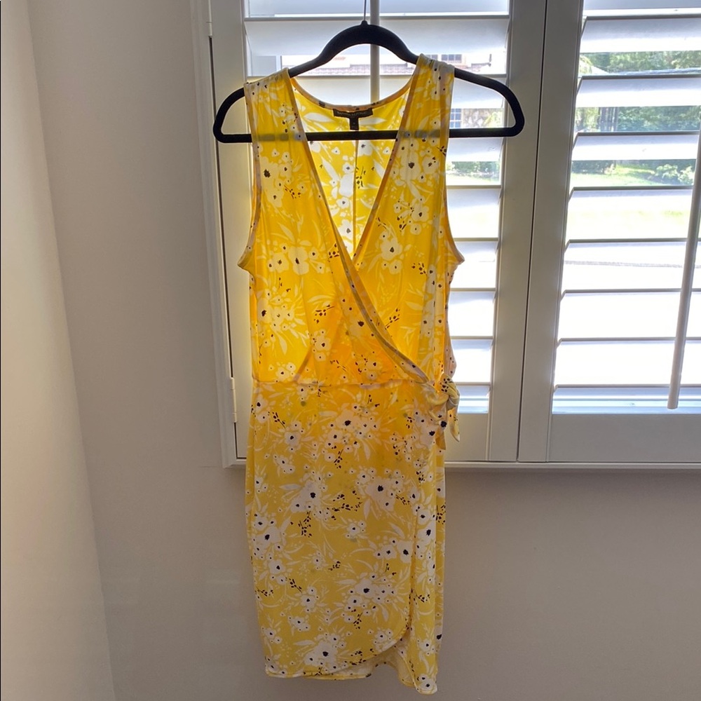 Banana Republic Yellow Plunge Sundress